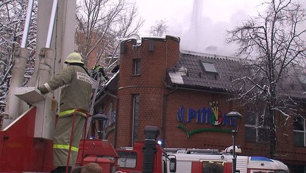 Последствия взрыва газа в московском ресторане. Видео с места ЧП