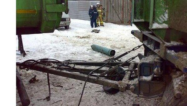 Газовый баллон взорвался в пункте приема металла в Подмосковье