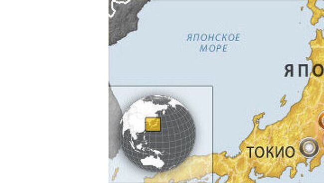 Землетрясение магнитудой 5,7 произошло недалеко от восточного побережья Японии