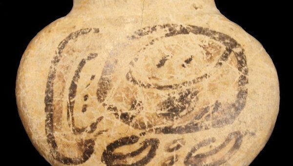 Керамический сосуд работы майя, в котором археологи обнаружили следы никотина