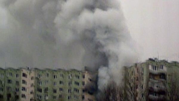 Квартира загорелась в доме на юго-востоке Астрахани. Видео очевидца