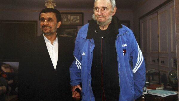 Президент Ирана Махмуд Ахмадинежад встретился с Фиделем Кастро