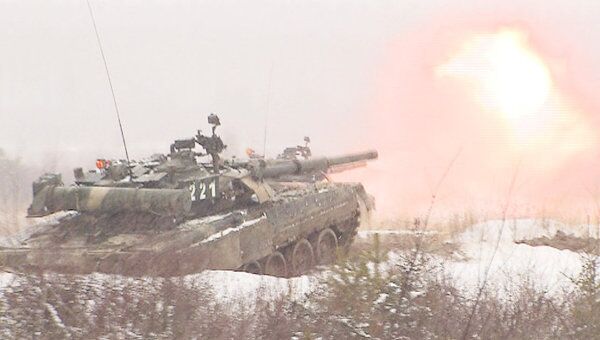 Бойцы танковой бригады вышли на тропу разведчика под Наро-Фоминском