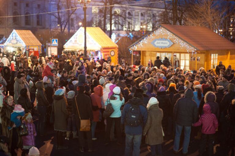 Рождественская ярмарка в Петербурге 