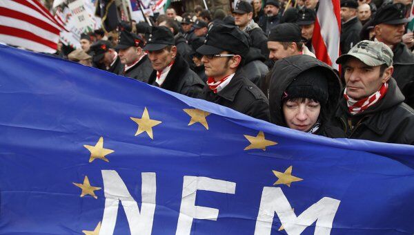 Протесты в Венгрии против членства в ЕС