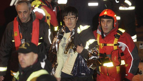 Гражданин Южной Кореи, спасенный с аварийного лайнера Costa Concordia