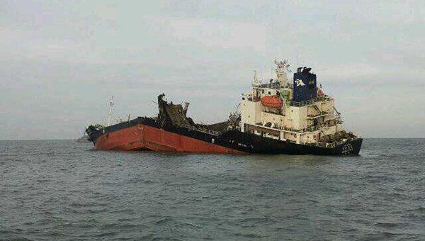 Южнокорейский танкер затонул в Желтом море