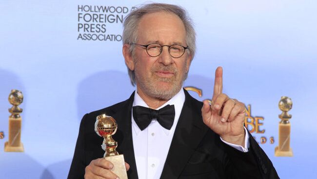 Стивен Спилберг на церемонии вручения премий Золотой глобус Стивен Спилберг на церемонии вручения премий Золотой глобус