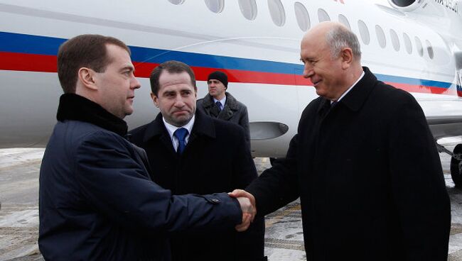 Рабочая поездка Д. Медведева в Саранск