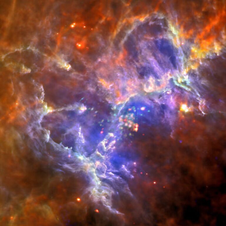 Фото туманности Орла (Eagle Nebula)