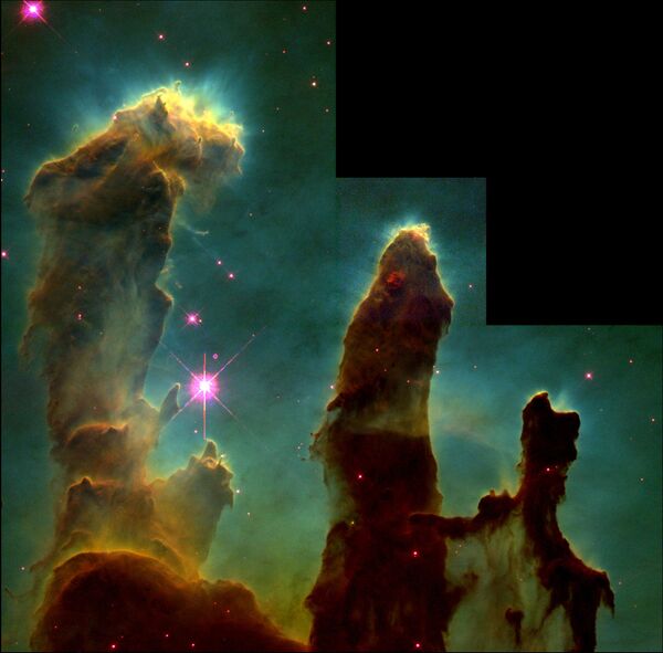 Фото туманности Орла (Eagle Nebula) Фото туманности Орла (Eagle Nebula)
