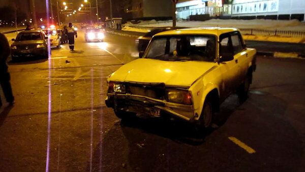 Участники аварии на востоке Москвы выясняли отношения с полицией