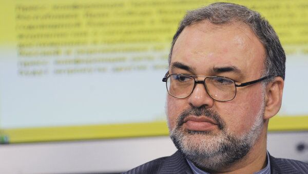 Сейеда Махмудрез Саджади на пресс-конференции в агентстве РИА Новости