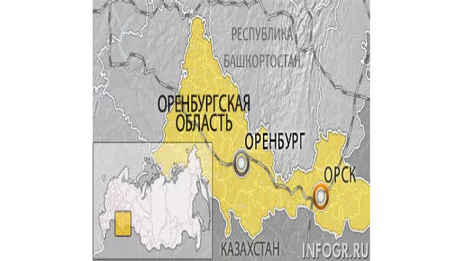 Административное здание Южуралникеля горит в Оренбургской области