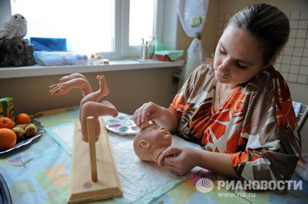 Создание кукол реборнов кукольным мастером Екатериной Самгиной