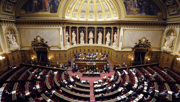 Зал Сената Франции. Архивное фото