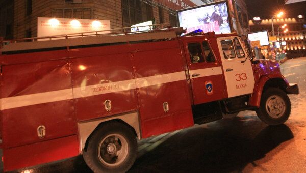 Потушен пожар в кафе в центре Москвы