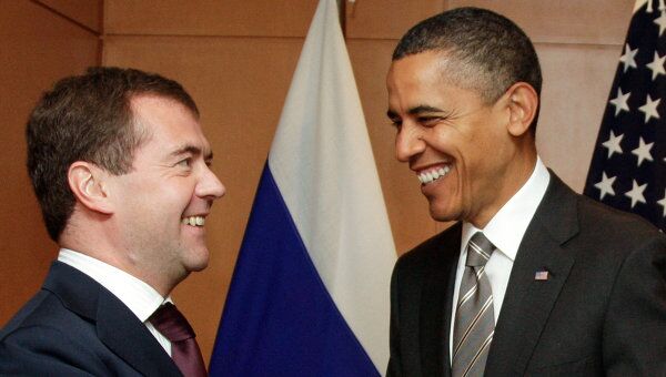 Встреча Дмитрия Медведева и Барака Обамы