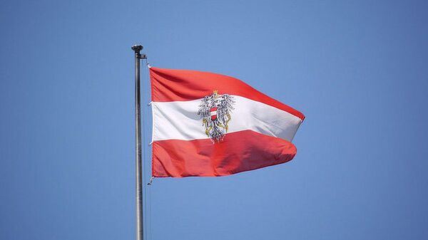 Флаг Австрии. Архив