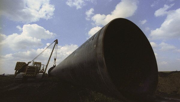 Строительство газопровода Уренгой-Помары-Ужгород, архивное фото