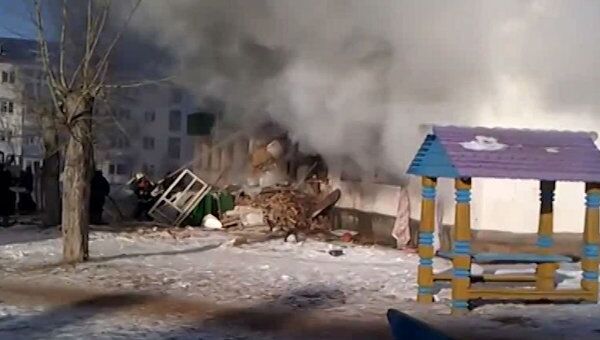 Последствия взрыва газа в жилом доме в Башкирии. Видео с места ЧП