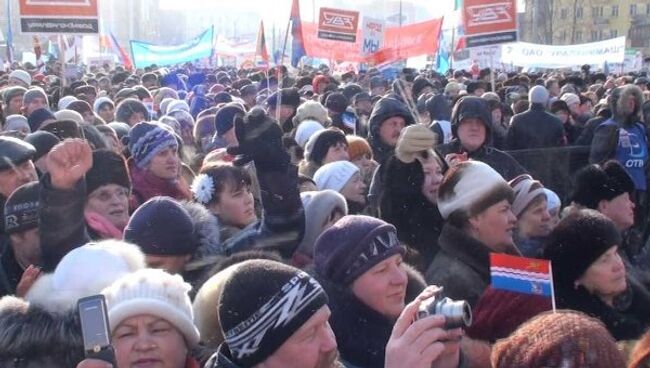 Митингующие на Урале объяснили, для чего вышли на площадь