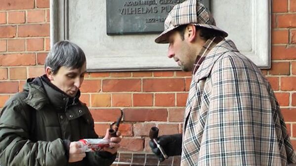 В Риге отметили день рождения Шерлока Холмса В Риге отметили день рождения Шерлока Холмса