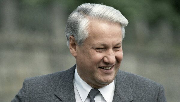 Председатель Верховного Совета РСФСР Ельцин
