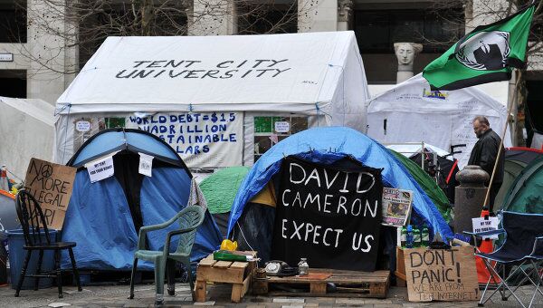 Палаточный лагерь движения Оккупируй Лондон