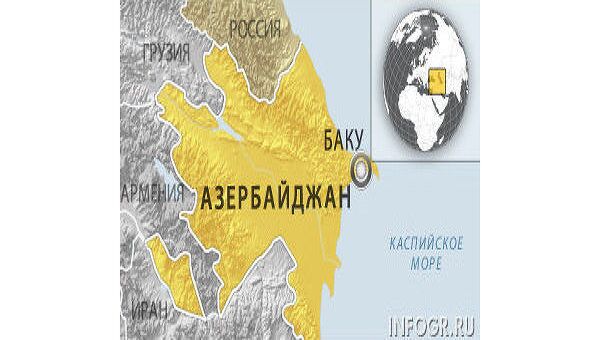 Азербайджан. Карта