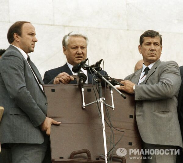 Президент РСФСР Борис Ельцин 