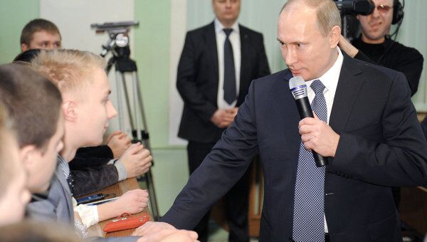 Встреча Владимира Путина с Корпусом наблюдателей за выборами Президента Рф 2012 года