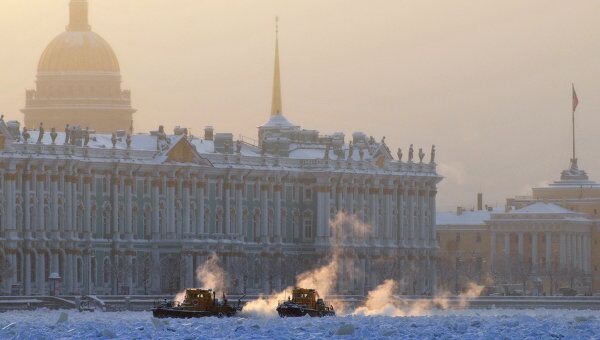 Мороз в Санкт-Петербурге. Архивное фото