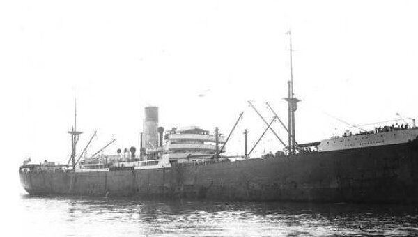 Затонувшее британское торговое судно Port Nicholson