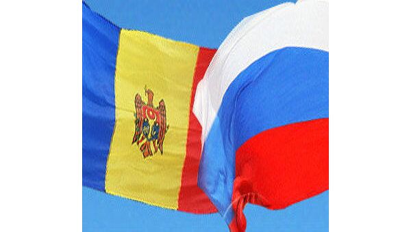 Флаги Россия-Молдовия