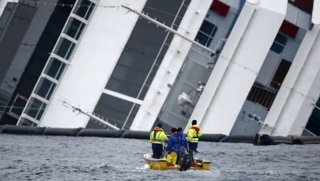 Прекращена поисковая операция на Costa Concordia 