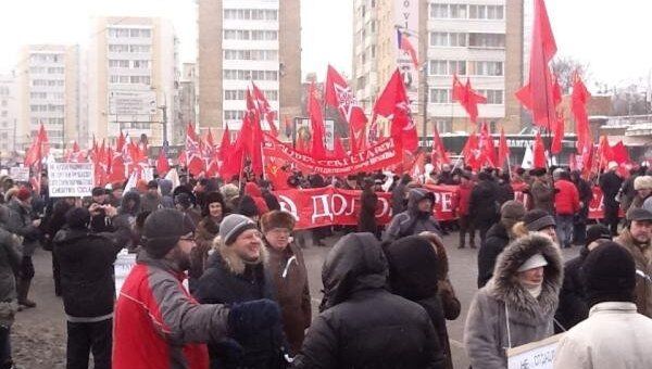 Москва митинг 4 февраля болотная поклонка репортер