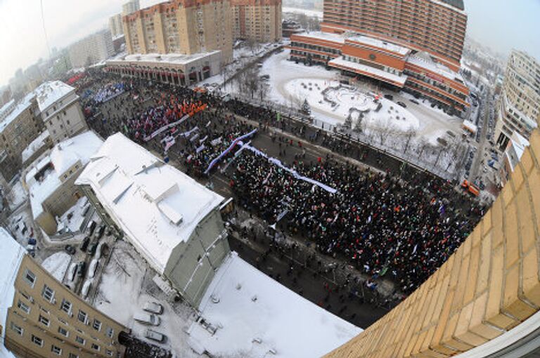 Митинг и шествие За честные выборы в Москве