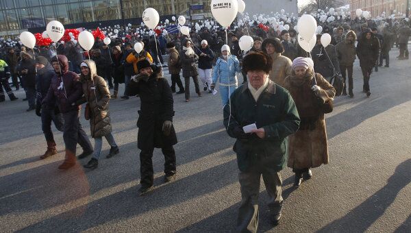 Митинг и шествие За честные выборы в Санкт-Петербурге. Архив