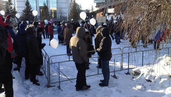 Митинг и шествие За честные выборы в Екатеринбурге