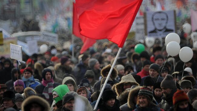 Митинг и шествие За честные выборы в Москве