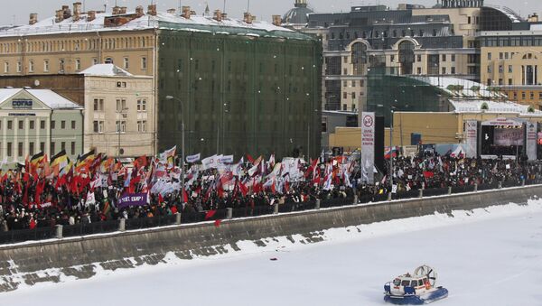 Митинг и шествие За честные выборы в Москве. Архивное фото