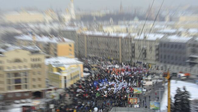 Митинг и шествие За честные выборы в Москве