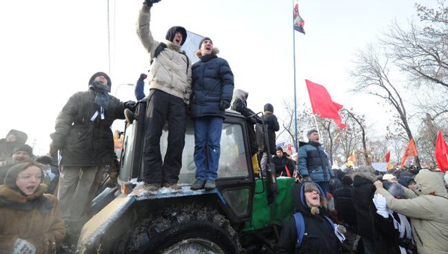 Митинг и шествие За честные выборы в Москве