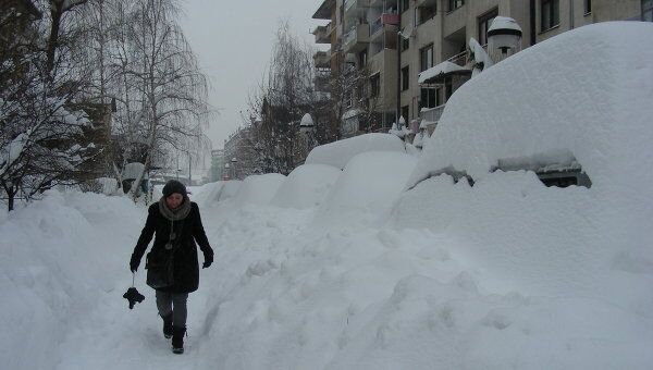 Снегопад на Балканах