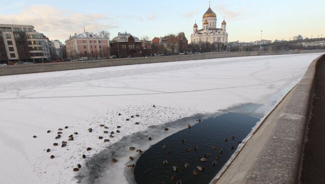 Мороз в Москве. Архивное фото