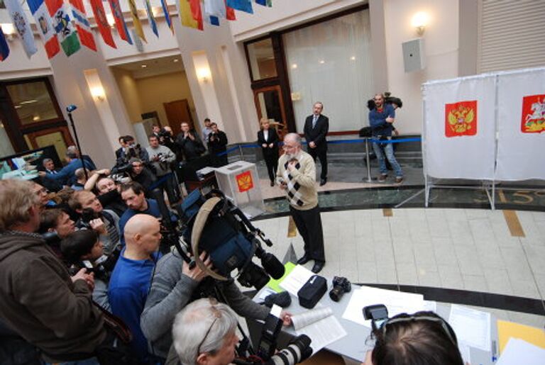 Чуров провел в ЦИКе мастер-класс для профессиональных фотографов