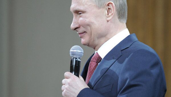 Кандидат в президенты РФ В.Путин провел встречу со своими доверенными лицами