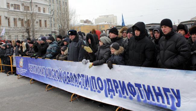 Соревнования по дрифтингу в Омске 