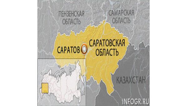 Саратов, карта